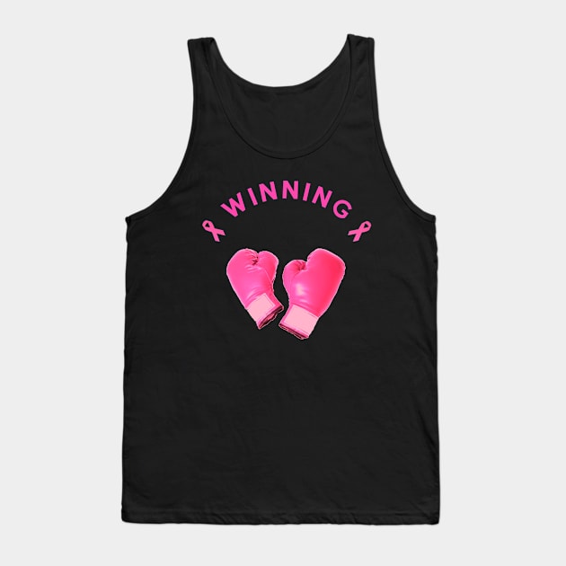 Breast Cancer winning design Tank Top by mangobanana